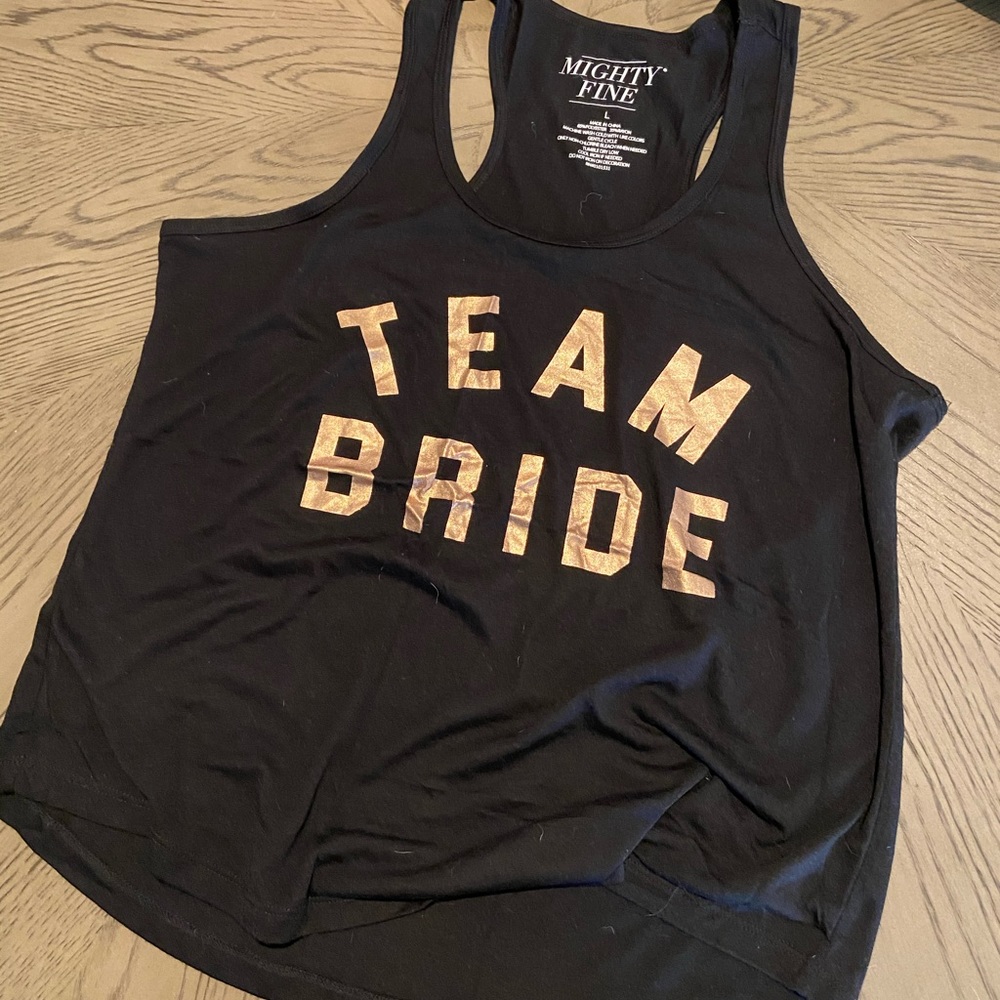 “TEAM BRIDE” tank top
